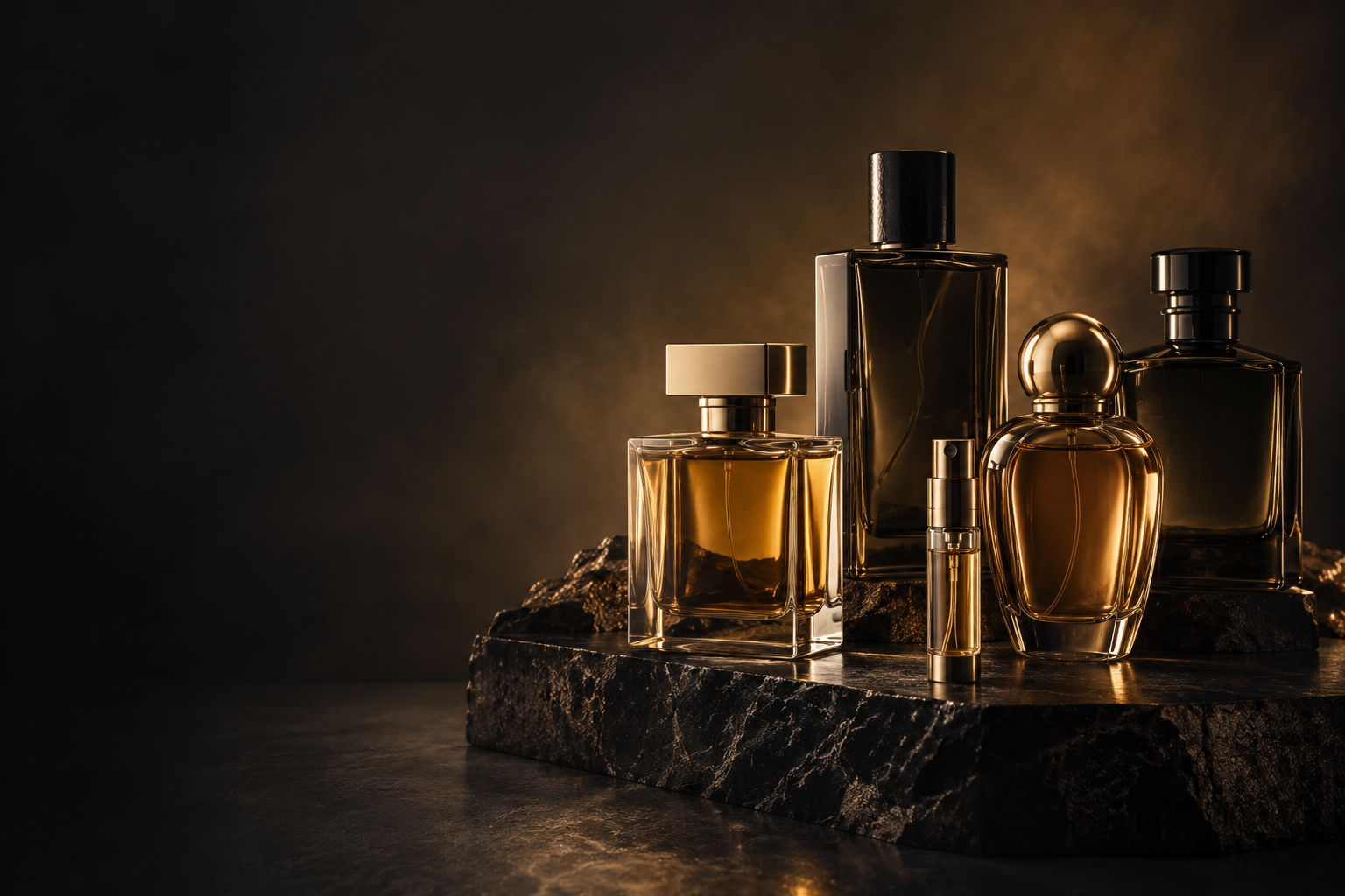 Selección elegante de perfumes y decants